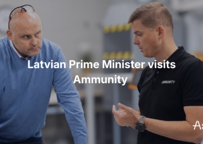 Latvian Prime Minister visits Ammunity